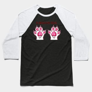 Murder Mittens - Cat Paws Baseball T-Shirt